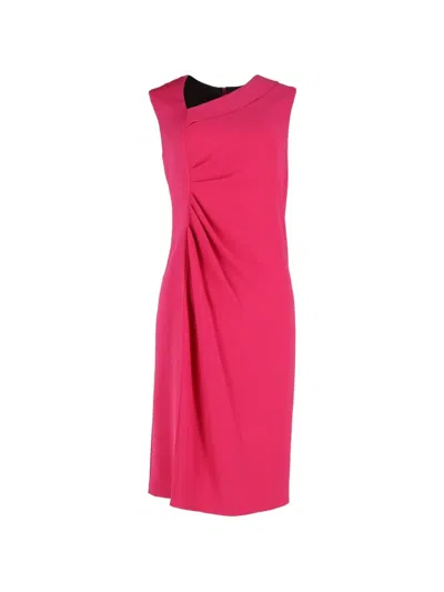 Pre-owned Joseph Ruched Sleeveless Dress In Pink