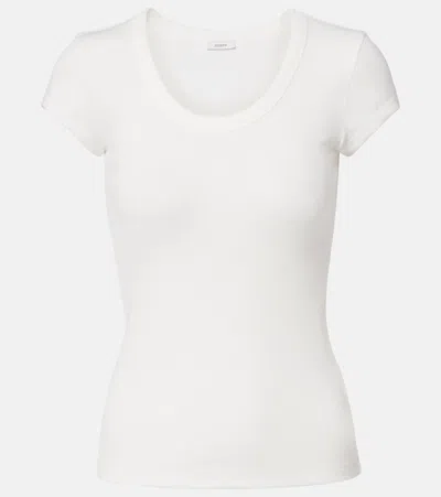 Joseph Saba Cotton-blend T-shirt In White
