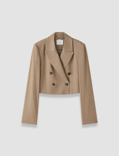 Joseph Sami Cady Twill Jacket In Neutral