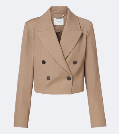 Joseph Sami Twill Jacket In Brown