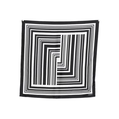 JOSEPH SCARVES BLACK, WHITE