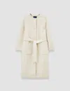 Joseph Scheffer Geometric Double Face Wool Coat