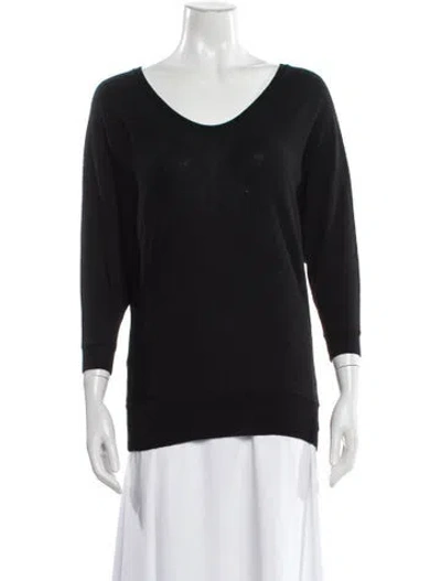 Pre-owned Joseph Scoop Neck Sweater In Gray