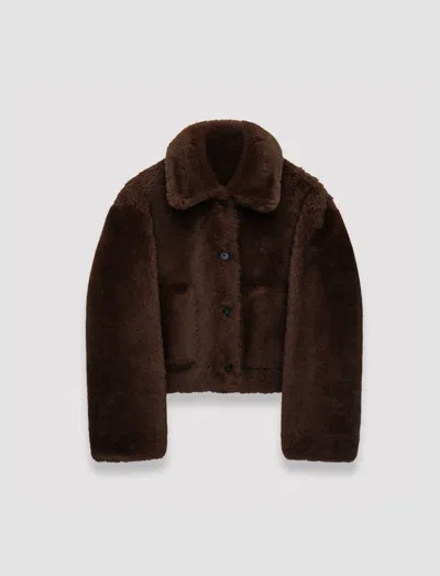 Joseph Shearling Alloway Jacket In Arabica