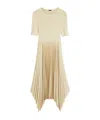 Joseph Short Sleeve Dress In Nude