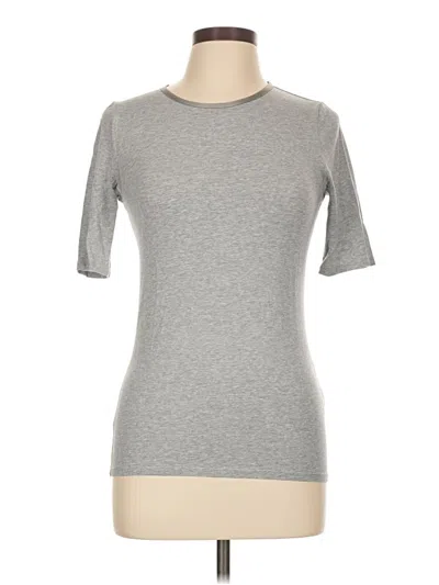 Pre-owned Joseph Short Sleeve Top Gray Crew Neck Tops