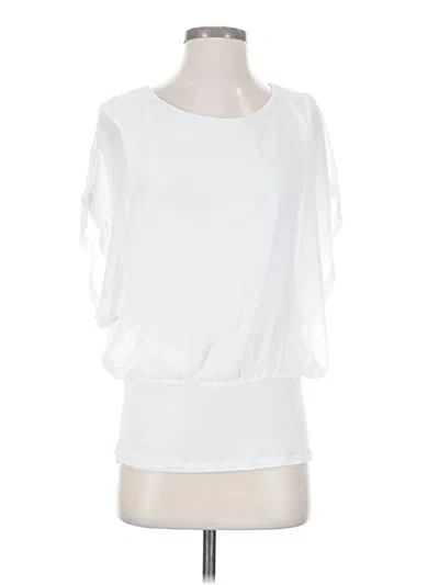 Pre-owned Joseph Short Sleeve Top White Boatneck Tops