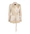 Joseph Silk Amelia Jacket In Beige