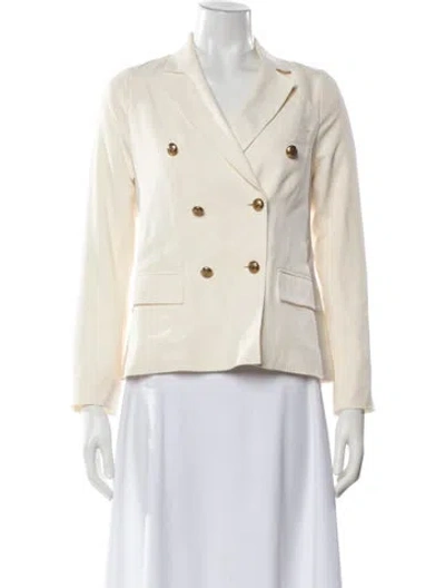 Pre-owned Joseph Silk Blazer In Neutral