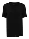 Joseph Silk Crepe De Soie Rubin Blouse In Negro