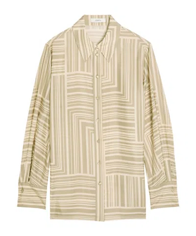 Joseph Silk Blouse In Nude