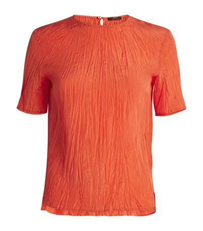 JOSEPH SILK BRUNET TOP