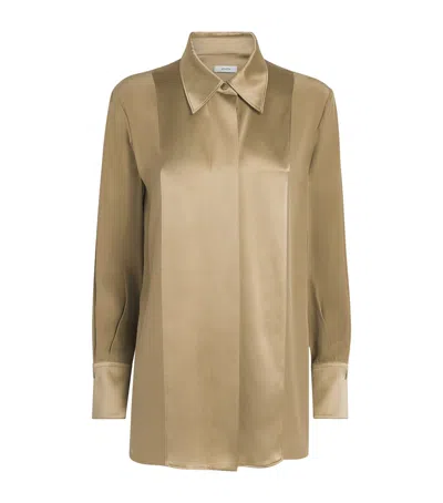 Joseph Silk Childs Blouse In Beige