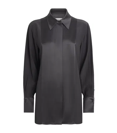 Joseph Silk Childs Blouse In Black