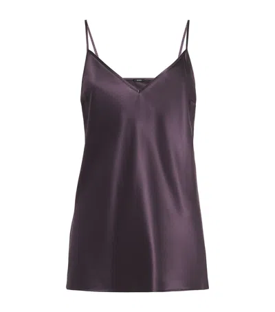 Joseph Silk Clea Cami Top In Purple