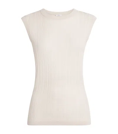 Joseph Silk-cotton Calife Tank Top In White