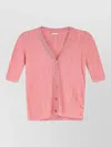 Joseph Silk Cotton Cardigan Crinkled Effect