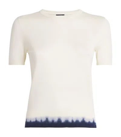 Joseph Silk-cotton Dye-hem Top In Neutral