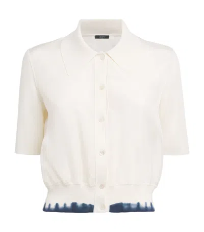 Joseph Silk-cotton Tie-dye Cardigan In Neutral