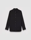Joseph Silk Crepe De Chine Joe Blouse In Black