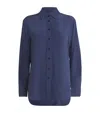 Joseph Joe Silk Crepe De Chine Blouse In Blue