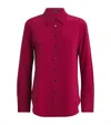 Joseph Silk Crepe De Chine Joe Blouse In Pink