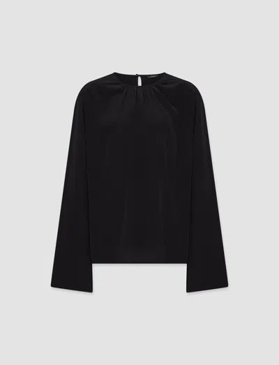 Joseph Braidwood Silk Crepe De Chine Blouse In Black