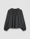Joseph Silk Crepe De Soie Havre Blouse In Slate