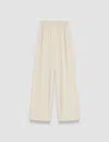 Joseph Silk Crepe De Soie Hulin Trousers In Oat