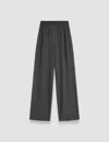 Joseph Silk Crepe De Soie Hulin Trousers In Slate