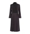 Joseph Duris Evening Silk Blend Dress In Purple