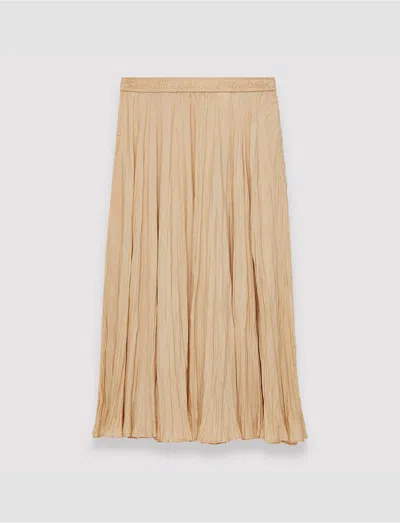 Joseph Silk Habotai Sully Skirt In Sesame