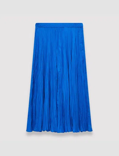 Joseph Silk Habotai Sully Skirt In Ultra Marine