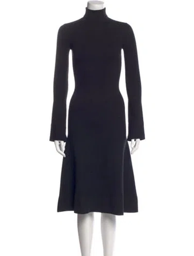 Pre-owned Joseph Silk Knee-length Dress In Blue