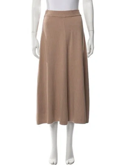 Pre-owned Joseph Silk Long Skirt In Neutrals