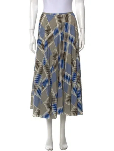 Pre-owned Joseph Silk Long Skirt In Neutrals