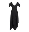 Joseph Silk Plumet Maxi Dress In Black