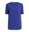 Joseph Silk Rubin T-shirt In Blue