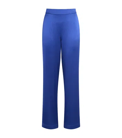 JOSEPH SILK SAHEL STRAIGHT TROUSERS