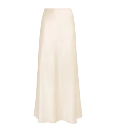Joseph Silk Satin Isaak Maxi Skirt In Pink