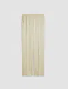Joseph Silk Satin Tova Trousers In Oat