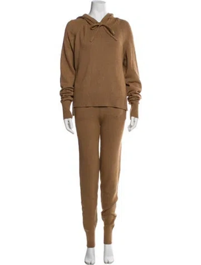 Pre-owned Joseph Silk Set In Brown