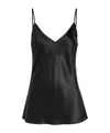Joseph Silk Top In Black