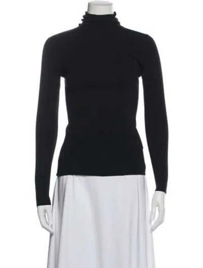 Pre-owned Joseph Silk Turtleneck Sweater In Gray