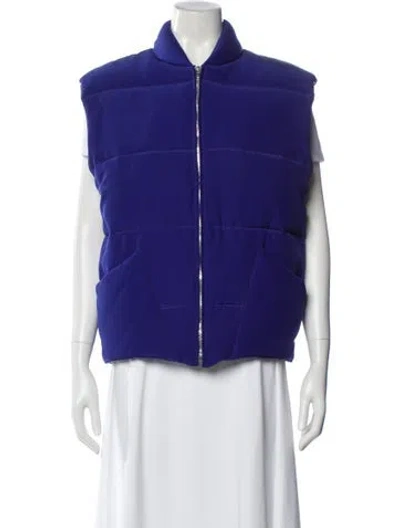 Pre-owned Joseph Silk Vest In Blue
