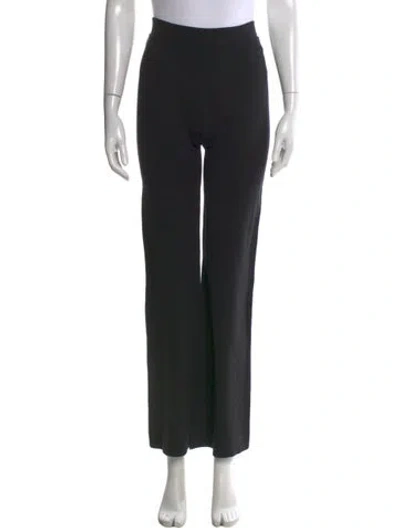 Pre-owned Joseph Silk Wide Leg Pants In Black