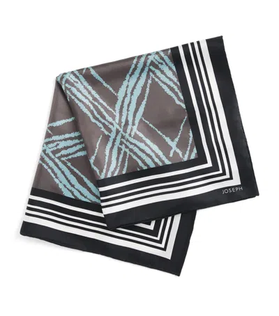 Joseph Silk Zhara Scarf In Gray