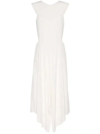 JOSEPH SILKY VICHY DANUBE SILK DRESS