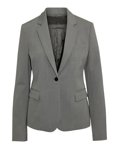 Joseph Single Breasted Blazer In Grey Wool