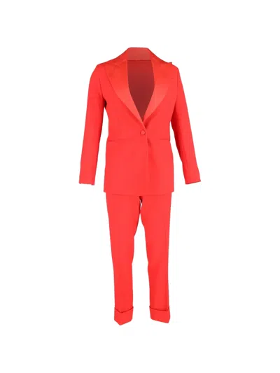 Pre-owned Joseph Single-breasted Suit In Red